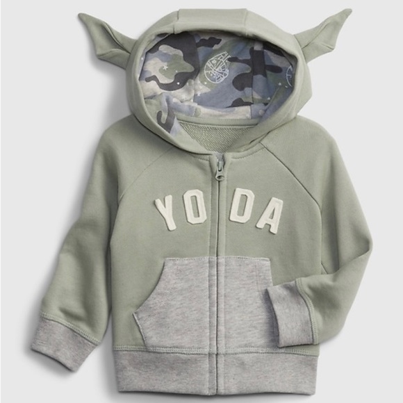 EUC BABYGAP StarWars | Yoda Hoodie And Pants Set Bundle Size 18-24 Months - Picture 3 of 13